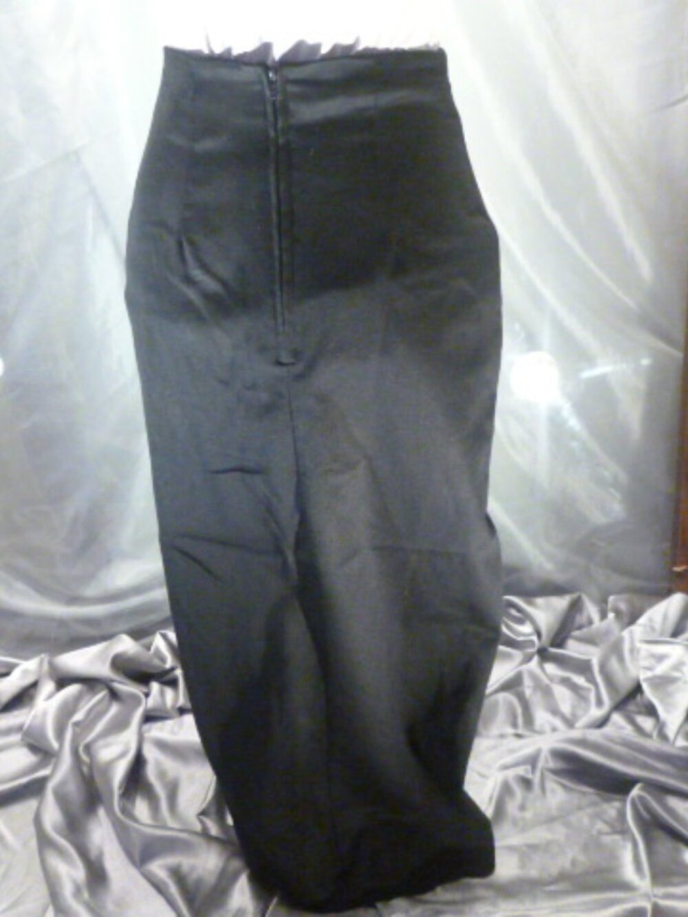 Classic sleek black maxi skirt